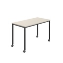 Titan Mobile Rectangular Table (FSC) | 1200 X 600 | Black/Grey