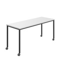 Titan Mobile Rectangular Table (FSC) | 1600 X 800 | Black/White