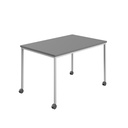 Titan Mobile Rectangular Table (FSC) | 1400 X 600 | White/Anthracite