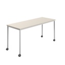 Titan Mobile Rectangular Table (FSC) | 1200 X 800 | White/Grey