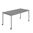 Titan Mobile Rectangular Table (FSC) | 1800 X 800 | Silver/Anthracite