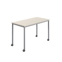 Titan Mobile Rectangular Table (FSC) | 1200 X 600 | Silver/Grey