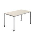 Titan Mobile Rectangular Table (FSC) | 1600 X 600 | Silver/Grey