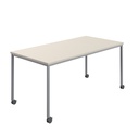 Titan Mobile Rectangular Table (FSC) | 1400 X 800 | Silver/Grey