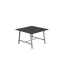 Titan Low Maker Rectangular Table (FSC) | 1200 X 1000 | Silver/Black