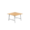 Titan Low Maker Rectangular Table (FSC) | 1200 X 1000 | White/Ellmau Beech