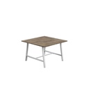 Titan Low Maker Rectangular Table (FSC) | 1200 X 1000 | White/Grey Nebraska Oak