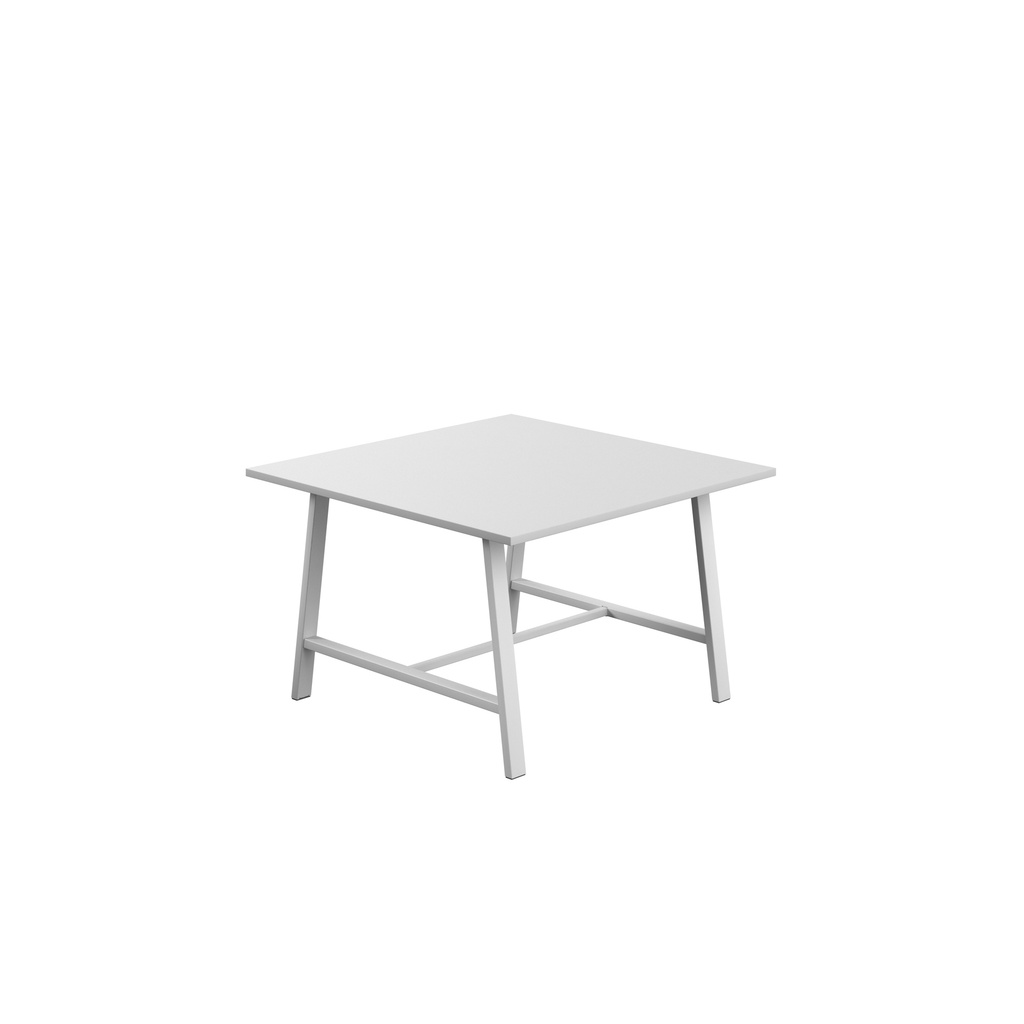 Titan Low Maker Rectangular Table (FSC) | 1200 X 1000 | White/White