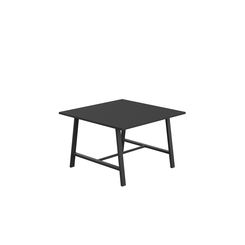 Titan Low Maker Rectangular Table (FSC) | 1200 X 1000 | Black/Black