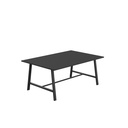 Titan Low Maker Rectangular Table (FSC) | 1800 X 1000 | Black/Black