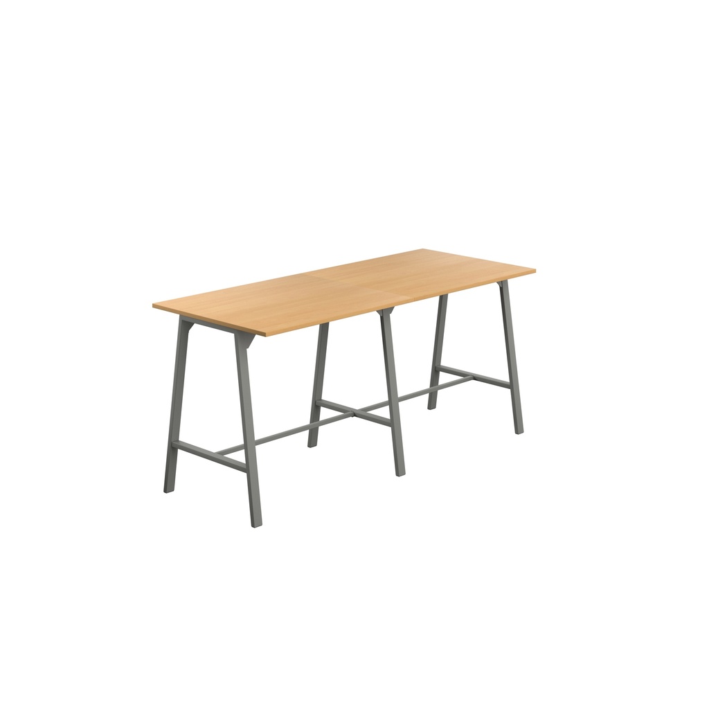 Titan High Maker Rectangular Table (FSC) | 1200 X 1000 | Anthracite/Ellmau Beech