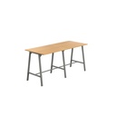 Titan High Maker Rectangular Table (FSC) | 1200 X 1000 | Anthracite/Ellmau Beech