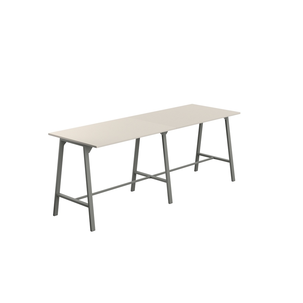 Titan High Maker Rectangular Table (FSC) | 1500 X 1000 | Anthracite/Grey