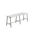 Titan High Maker Rectangular Table (FSC) | 1500 X 1000 | Anthracite/White