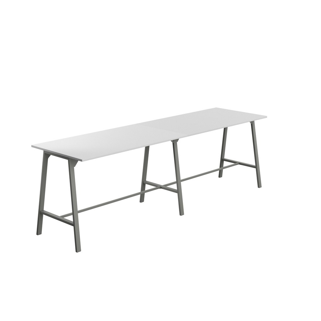 Titan High Maker Rectangular Table (FSC) | 1800 X 1000 | Anthracite/White