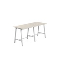 Titan High Maker Rectangular Table (FSC) | 1200 X 1000 | White/Grey