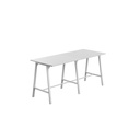 Titan High Maker Rectangular Table (FSC) | 1200 X 1000 | White/White