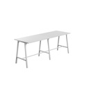 Titan High Maker Rectangular Table (FSC) | 1500 X 1000 | White/White