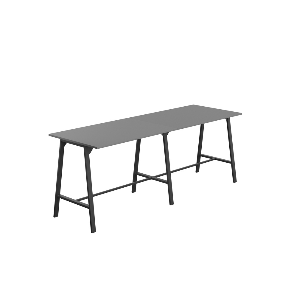 Titan High Maker Rectangular Table (FSC) | 1500 X 1000 | Black/Anthracite