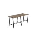 Titan High Maker Rectangular Table (FSC) | 1200 X 1000 | Black/Grey Nebraska Oak