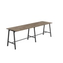 Titan High Maker Rectangular Table (FSC) | 1800 X 1000 | Black/Grey Nebraska Oak