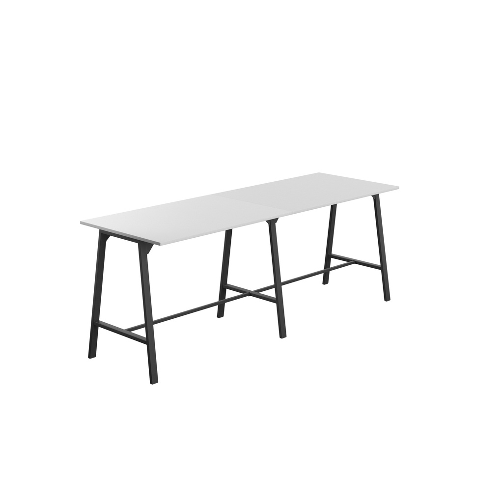 Titan High Maker Rectangular Table (FSC) | 1500 X 1000 | Black/White