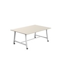 Titan Mobile Low Maker Rectangular Table (FSC) | 1800 X 1000 | White/Grey