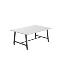 Titan Mobile Low Maker Rectangular Table (FSC) | 1800 X 1000 | Black/White