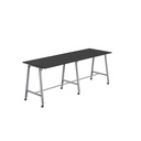 Titan Mobile High Maker Rectangular Table (FSC) | 1500 X 1000 | Silver/Black