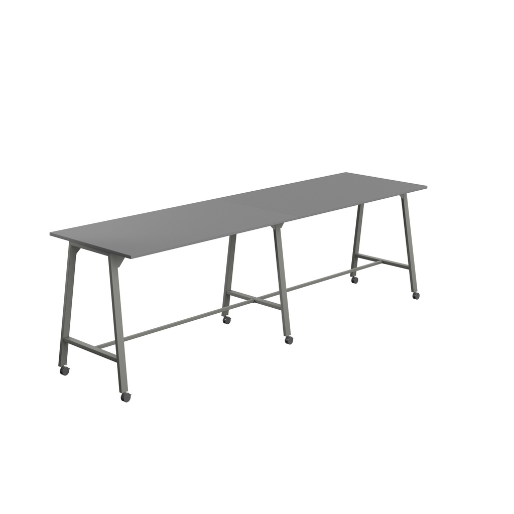 Titan Mobile High Maker Rectangular Table (FSC) | 1800 X 1000 | Anthracite/Anthracite