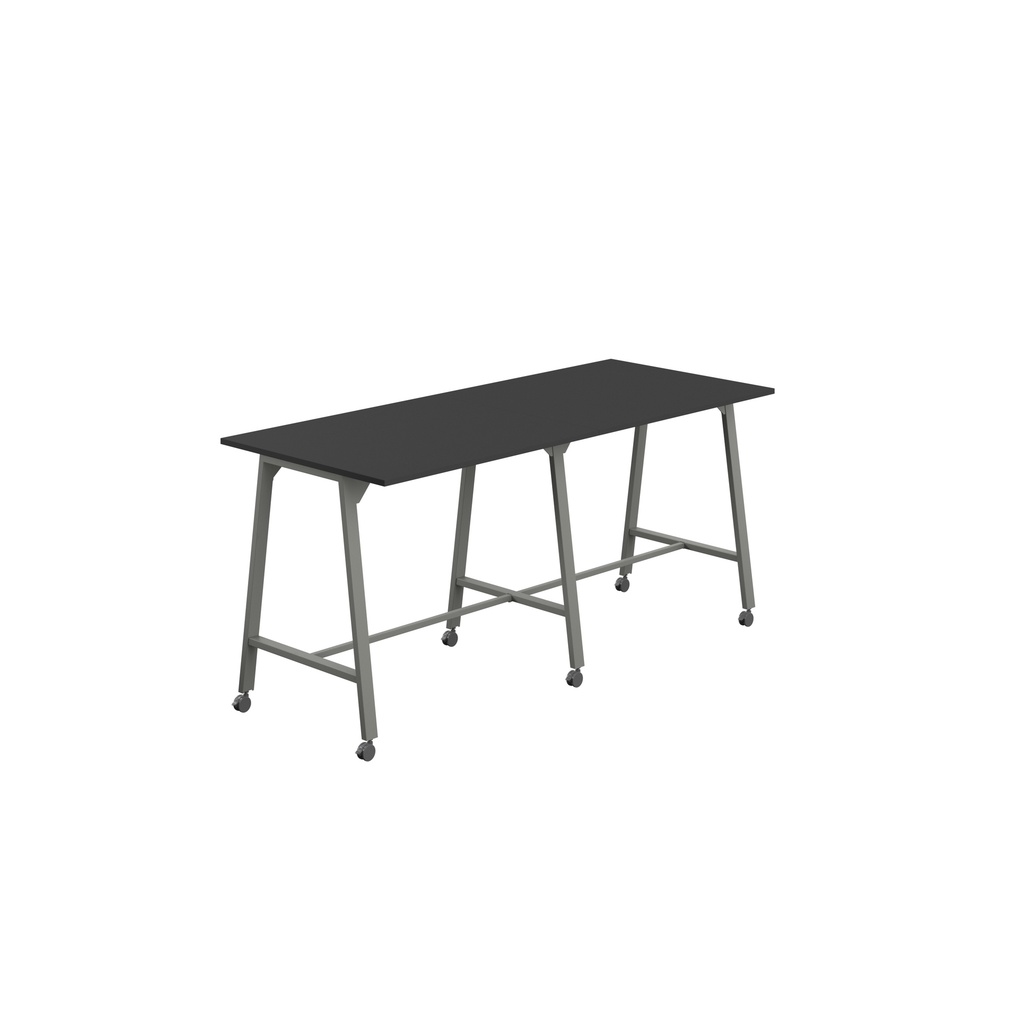 Titan Mobile High Maker Rectangular Table (FSC) | 1200 X 1000 | Anthracite/Black