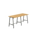 Titan Mobile High Maker Rectangular Table (FSC) | 1200 X 1000 | Anthracite/Sorano Oak