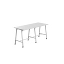 Titan Mobile High Maker Rectangular Table (FSC) | 1200 X 1000 | White/White