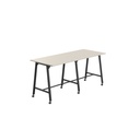 Titan Mobile High Maker Rectangular Table (FSC) | 1200 X 1000 | Black/Grey