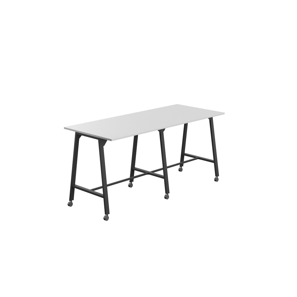 Titan Mobile High Maker Rectangular Table (FSC) | 1200 X 1000 | Black/White