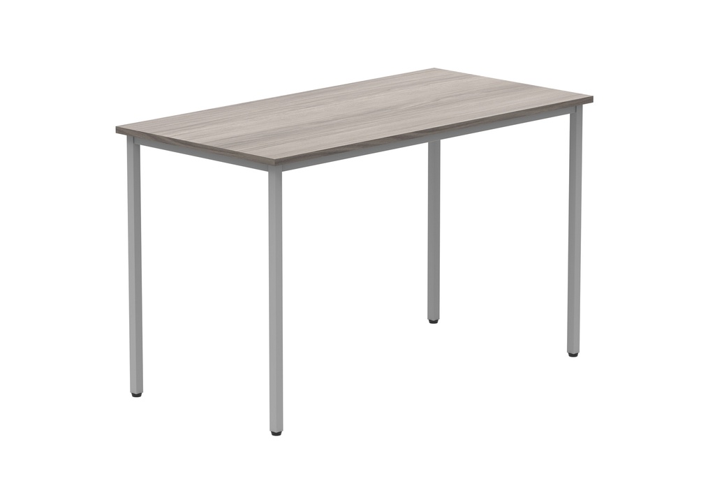 Office Rectangular Multi-Use Table (FSC) | 1200X600 | Alaskan Grey Oak/Silver