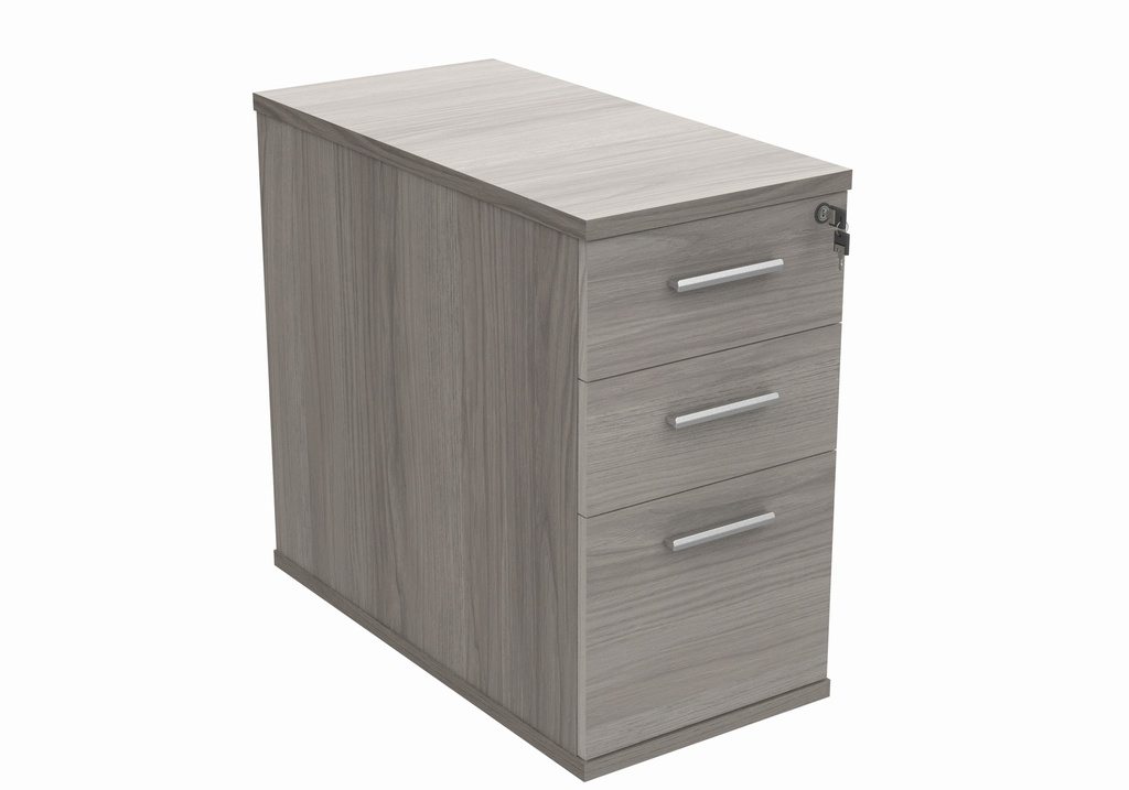 Desk High Office Storage Unit (FSC) | 800 Deep | Alaskan Grey Oak