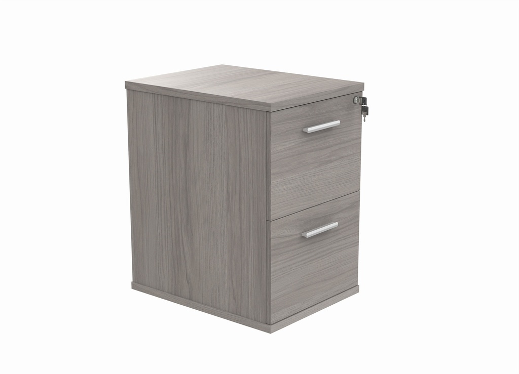 Filing Cabinet Office Storage Unit (FSC) | 2 Drawers | Alaskan Grey Oak