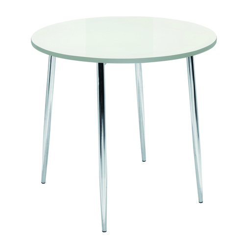 [CH0675WH] Ellipse 4 Leg Table (White)