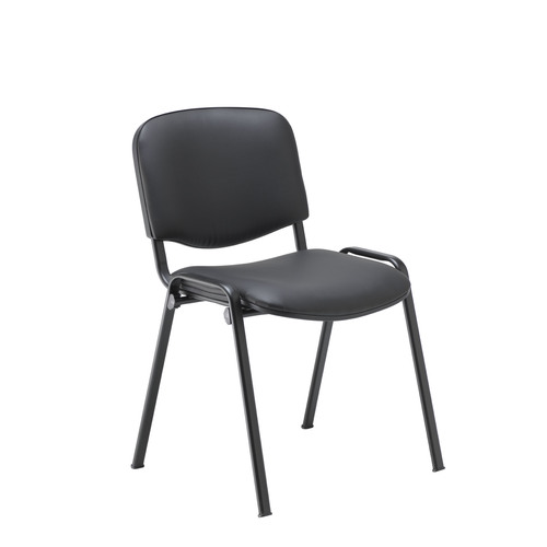 [CH0500PU] Club Chair Vinyl (Black)