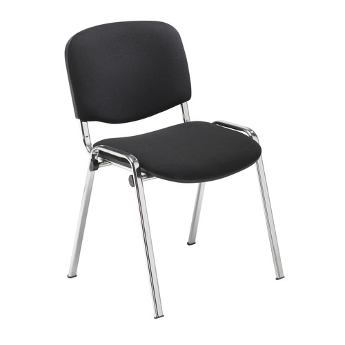 [CH0503BK] Club Chair with Chrome (Black)