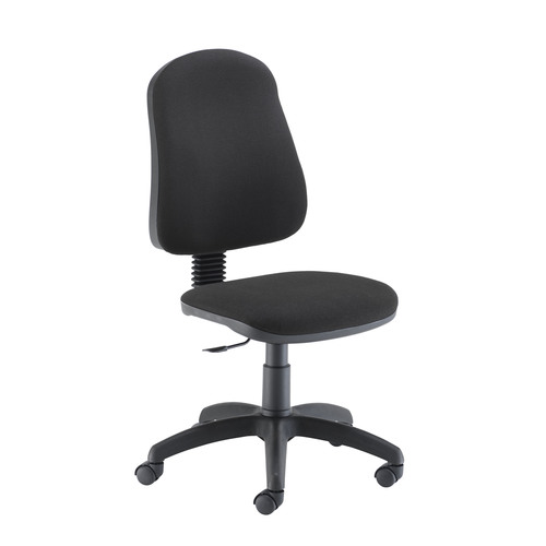 [CH2804BK] Calypso 2 Single Lever Office Chair With Fixed Back (Black)