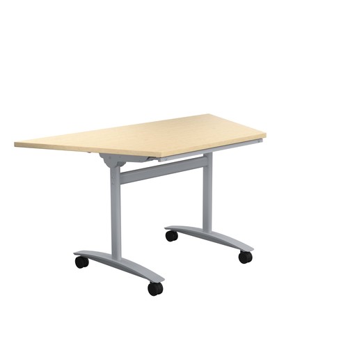 [OTT1470TRAPSVMA] One Trapezoidal Tilting Table (1400mm Width, 700mm Depth, Maple)