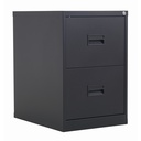 [TCS2FC-BK] TC Steel Drawer Filing Cabinet (2 Drawer, Black)