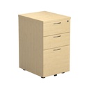 [TESUDP3MA] 3 Drawer Under Desk Pedestal (FSC) (Maple)