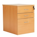 [TESUHMP3MA] 3 Drawer High Mobile Pedestal (FSC) (Maple)