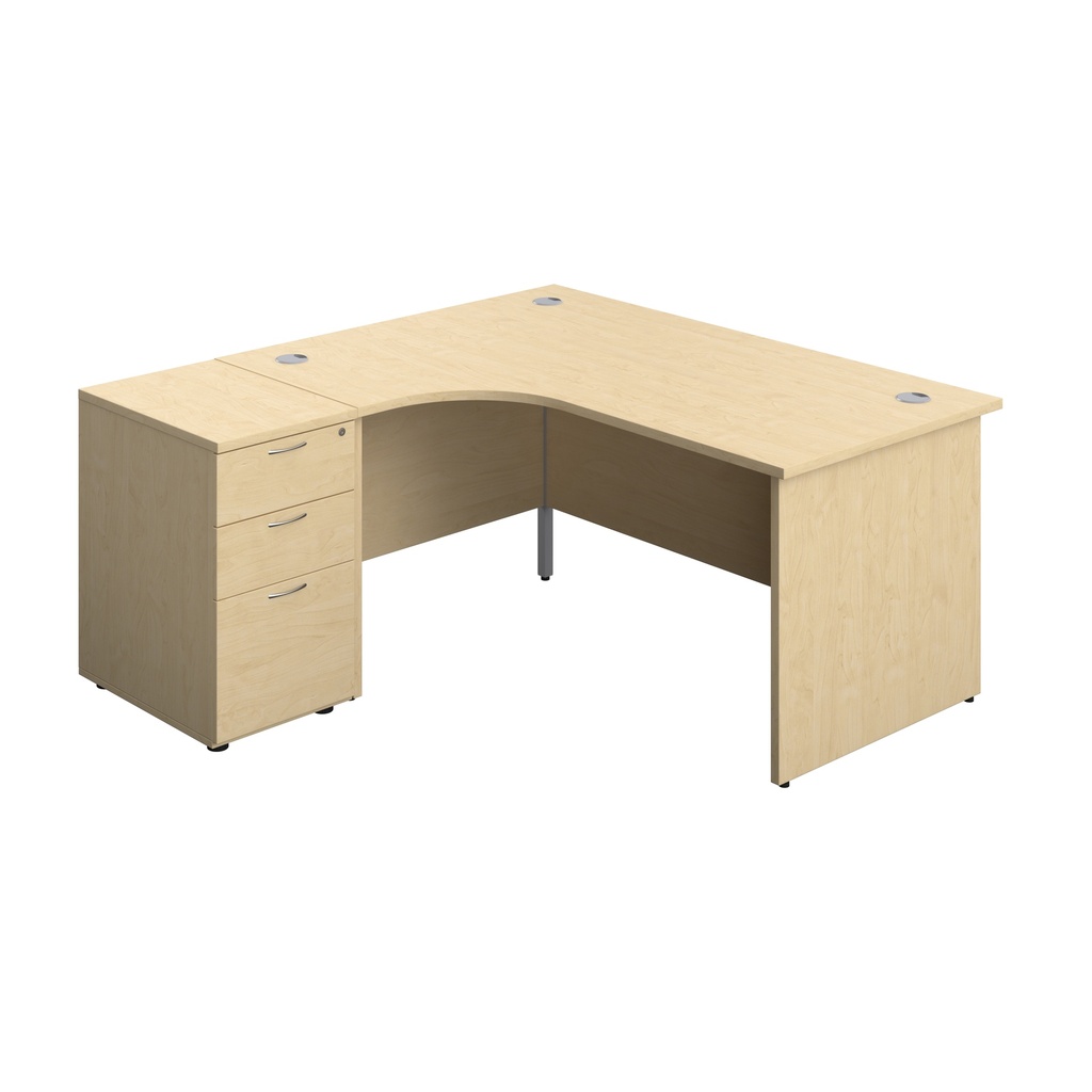 Panel Radial Desk & Pedestal Bundle (FSC)