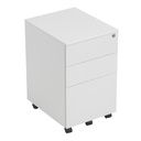 [TKUSMP3WH] Under Desk Steel Pedestal 3 Drawers (White, 380mm)