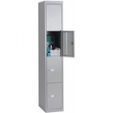 [BY02537] FF Bisley 4Dr Locker D457mm Goose Grey