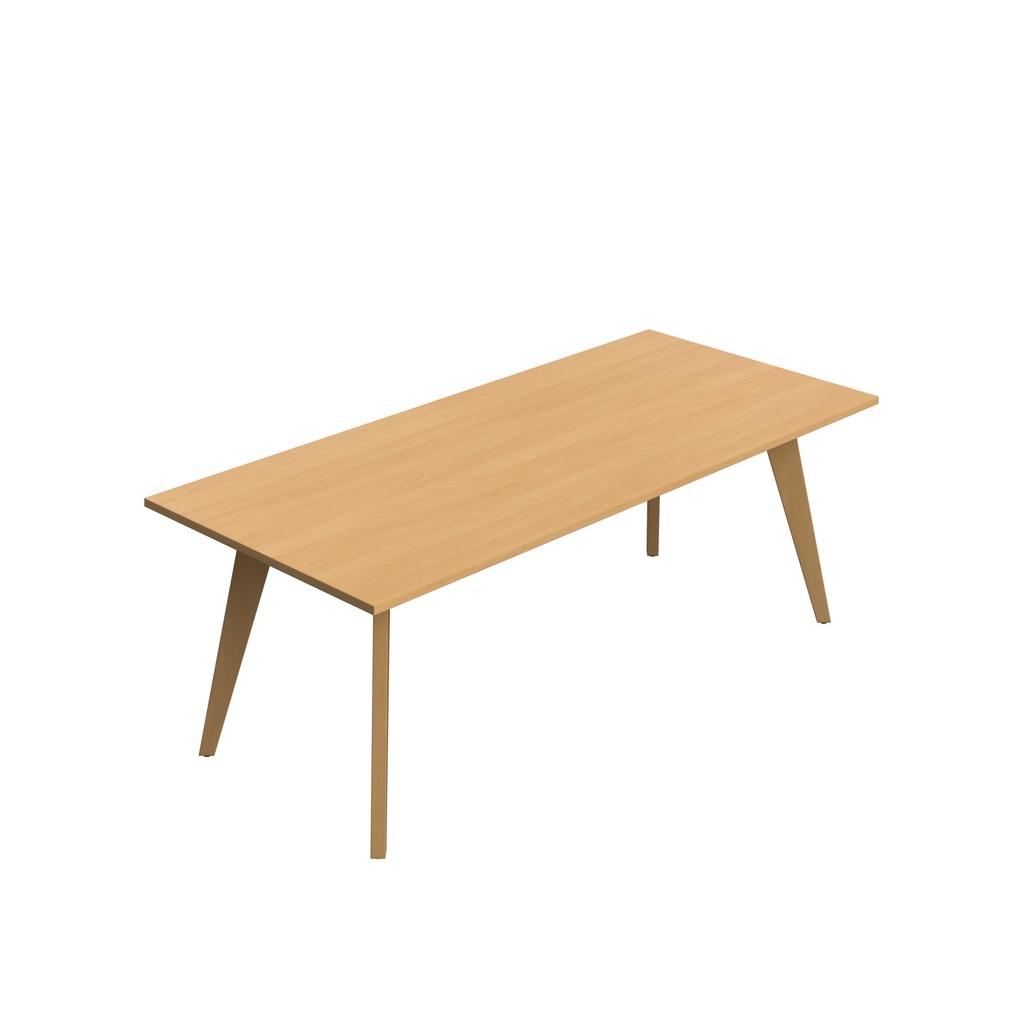 Lux Rectangular 220 X 100 MFC Meeting Table - Unlimited